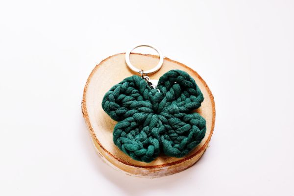 Obrazek Brelok do kluczy Koniczynka