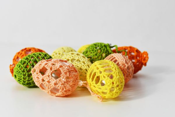 Obrazek Komplet ażurowych pisanek