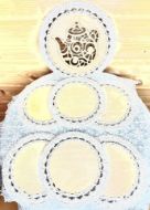 Obrazek Kremowe podkładki do kawy