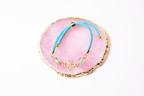 Obrazek Turkusowa bransoletka z kolekcji ,,Letnie Marzenie"